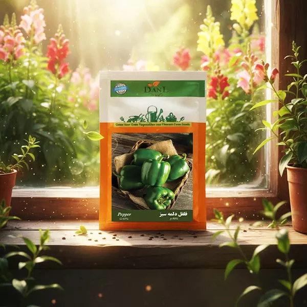 بذر فلفل دلمه سبز خانگی دانل سید